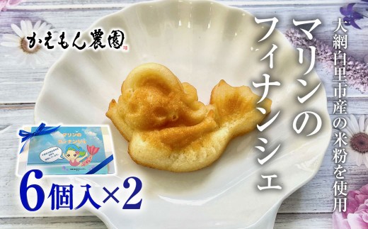 
                   ～大網白里市産の米粉を使用～マリンのフィナンシェ ６個入×２箱（計12個） ご当地キャラ ゆるキャラ マリン マリンのフィナンシェ フィナンシェ プレーン 米粉 焦がしバター お菓子 ギフト 千葉県大網白里市 思いやり型返礼品 M009
                