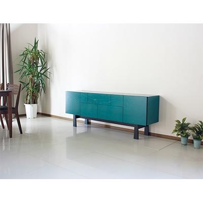 ふるさと納税 大川市 主張を抑え、空間に凛と佇むデザイン【Division176キャビネット 青磁】『境木工』 |  | 01