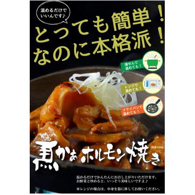 ふるさと納税 錦町 馬かぁ!ホルモン焼き1kg(100g×10パック)(錦町)