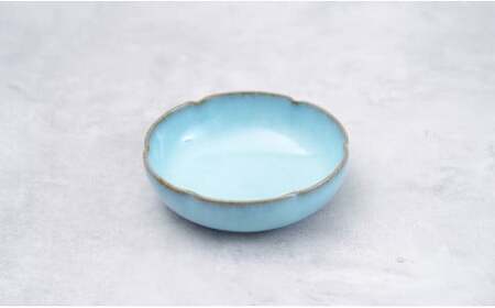 有田焼 月白輪花深皿（14.5cm）2個セット【梶原大敬 茂正工房】食器 うつわ 器 青磁 多様鉢 作家 A30-537