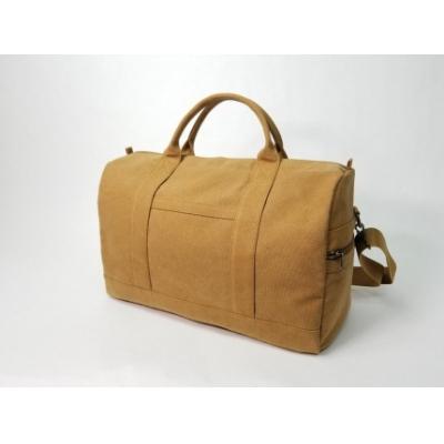 ふるさと納税 栃木市 【いちひこ帆布】 トラベルボストン/キャメル |  | 01