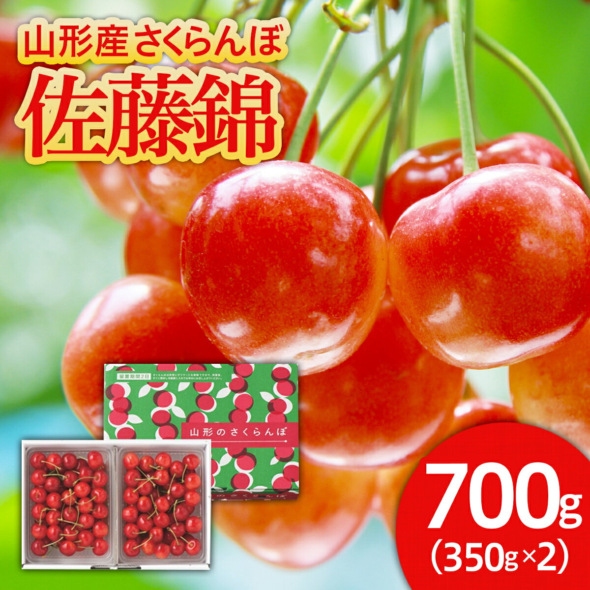 【ふるさと納税】さくらんぼ 佐藤錦 700g バラ詰め 特秀L 【令和7年産先行予約】FU21-613 くだもの 果物 フルーツ 山形 山形県 山形市 2025年産
