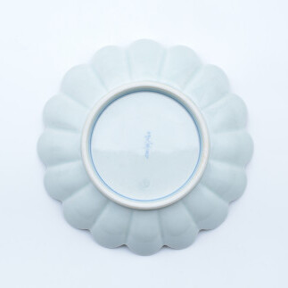 有田焼 錦菖蒲 菊形6.5寸皿 菊皿 18cm まるぶん おもてなし 有田焼 初期伊万里 菊皿 飾り皿 手描き A20-384_イメージ5