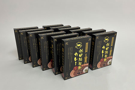 245P2907 秋田純米牛カレー12個入り