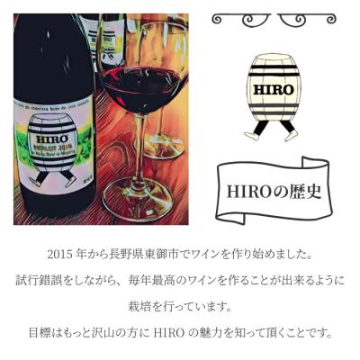 ふるさと納税 東御市 東御市産赤ワイン HIRO 2019 |  | 02