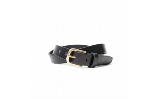 MASSTARD -SADLE LEATHER BELT- BLACK　Size：2