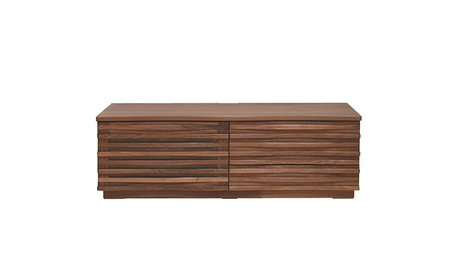 【開梱・設置付】Ripple（リップル）120TVスタンド（台輪タイプ）ウォールナット/ 家具 / 佐賀県 / レグナテック株式会社 [41AACK006]