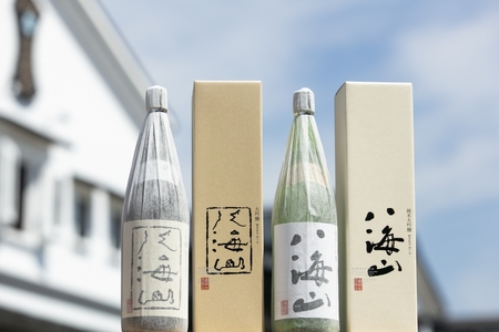 越後の名酒「八海山」大吟醸・純米大吟醸 一升瓶詰合せ