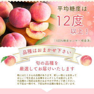 山梨県産 桃  5～8玉 約2kg 規格箱入り  桃桃桃【tab0182】