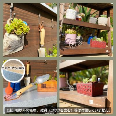 ふるさと納税 忠岡町 木の香オリジナル多肉植物棚 |  | 01