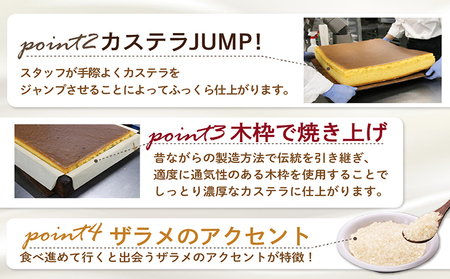 ココテラスのましかくカステラ（4個）6つセット 和菓子 カステラ 焼き菓子 ザラメ 子どものおやつ おやつ 卵 ティータイム 小分け 個包装 ギフト プチギフト プレゼント 贈り物 グルメ 手土産 こ