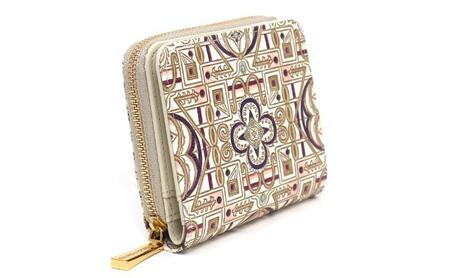 【文庫屋大関】二つ折りファスナーミニ財布 雅＜紫＞【皮革工芸品】財布 二つ折り 小物 お札 カード 小銭 コンパクト 牛革 手作り 日本製 墨田区 東京都