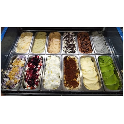 徳山牧場アイス工房の搾りたてミルクでつくるジェラート4個セット【配送不可地域：離島】【1423324】