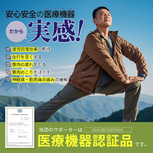 低周波治療器 膝マッサージ 膝用 低周波サポーター 電気治療 ヒーター 温熱 EMS 膝治療 ギフト 医療機器 Medi Labo メディラボ 膝ラク ぎっくり膝 ひざラク 滋賀 彦根