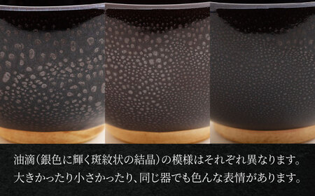 【美濃焼】油滴 ボウル 2個セット【ヤマ正製陶所】食器 鉢 ボウル 副菜鉢 取り鉢 サラダボウル ペア 夫婦 カップル ブラック 黒 高級感 おしゃれ 美濃焼 日本製 レンジ対応 食洗機対応 送料無料