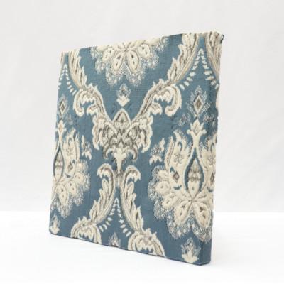 ふるさと納税 九度山町 金華山織 ファブリックパネル ベニス ブルー X模様 1枚 約27cm×27cm |  | 01