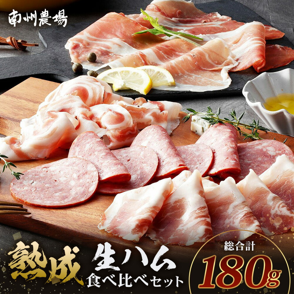 【ふるさと納税】南州農場 黒豚熟成生ハム 4種食べ比べ セット 冷蔵 NS-9 | 国産 肉 お肉 豚肉 豚 にく ぶた かごしま黒豚 生ハム 最高峰 熟成ハム コッパ パンチェッタ コッホサラミ スパイス サラミ 詰め合わせ 産地直送 ギフト プレゼント 贈り物 鹿児島県 南大隅町