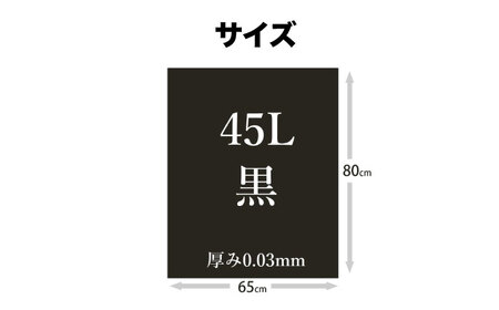 消臭ゴミ袋 黒×45L（1冊10枚入）15冊セット [AGBR029]