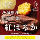 【ふるさと納税】【冷凍焼き芋】旭甘十郎紅はるか（600g×2パック）皮ごとOK！