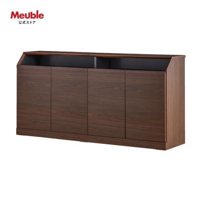 ふるさと納税 大川市 it イット 160cm サイドボード &lt;ブラウン&gt; 【モーブル】【大川家具】