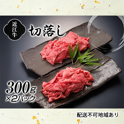 【ふるさと納税】近江牛切落し300g×2P お肉 牛肉