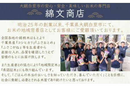 ＜6ヶ月定期便＞ 令和7年産 千葉県産「コシヒカリ」10kg×6ヶ月連続 計60kg A028
