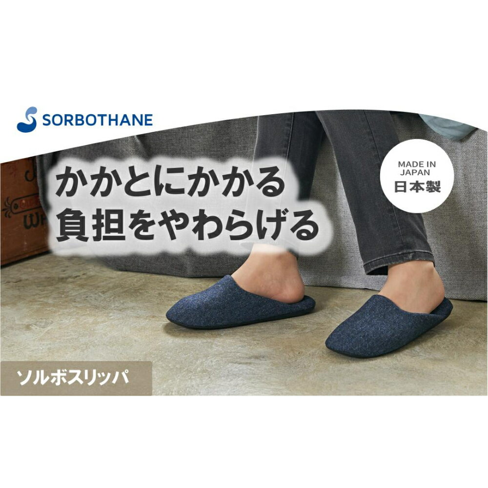 【ふるさと納税】スリッパ 室内履き ソルボセイン ソルボスリッパ 選べるカラー 2S S M L 22.0cm-27.5cm 衝撃吸収 圧力分散