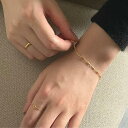 【ふるさと納税】[Cherieオリジナルブレスレット]plano bracelet / 14kgf 30000円