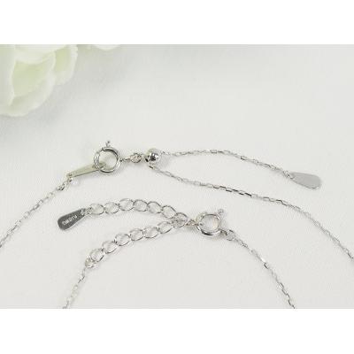 ふるさと納税 甲府市 K18WG ダイヤモンドステーションネックレス&ブレスレット　P1914/3154 |  | 01