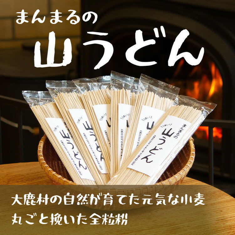 【ふるさと納税】全粒粉100％！山うどん