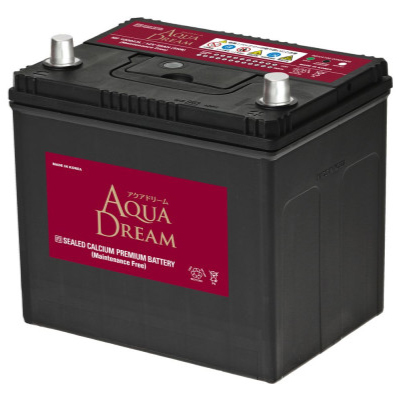 AQUADREAM PLATINUM 自動車始動用バッテリー 充電制御車対応  100D23L 1個【配送不可地域：沖縄県】