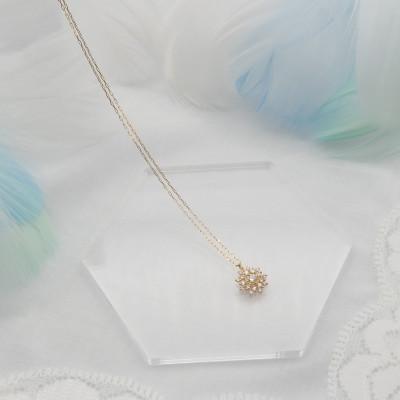 ふるさと納税 昭和町 K18 0.15ct ダイヤモンド ペンダントネックレス HH-019752 |  | 02