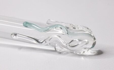 clarto　ガラスペンyururi　筆記用具 ガラスペン 硝子ペン 手作り ガラス 硝子 シンプル インク 手紙 日記 プレゼント ギフト 墨田区 東京都 黄