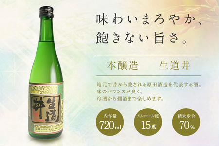 [純米吟醸 衣が浦若水／本醸造 生道井] 720ml×2本「知多半島東浦の地酒 飲み比べセット」 お酒 酒 サケ SAKE 日本酒 純米吟醸 本醸造 セット 720ml 地酒 飲み比べ 飲み比べセット