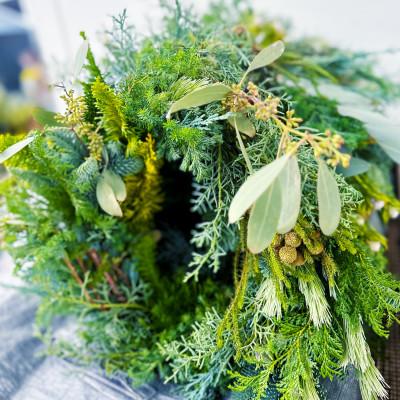 ふるさと納税 酒田市 ナチュラルリース「森林浴」〜森の香りを暮らしに、自然を束ねた手作りナチュラルリース〜 |  | 03