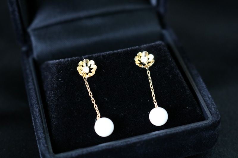 
                  白珊瑚のぶら下がりピアス | アクセサリー ピアス ジュエリー 珊瑚 赤珊瑚 宝石 サンゴ プレゼント クリスマス バレンタイン カジュアル レディース シンプル 贈答用 人気 高価 貴重品 金 ゴールド おすすめ ふるさと納税ダイヤ ふるさと納税ピアス ふるさと納税サンゴ ふるさと納税宝石 ふるさと納税ジュエリー ふるさと納税アクセサリー 高知県 室戸市
                