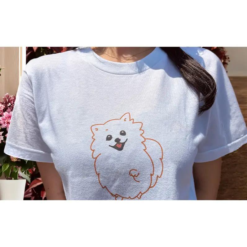 ポメランド Tシャツ Poniシリーズ Tシャツ 綿 100％ 半袖 男女兼用 千葉県 柏市 S