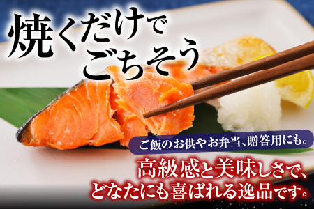 天然紅鮭1切×10P(約1kg) B-11059【12月13日決済分まで年内配送】