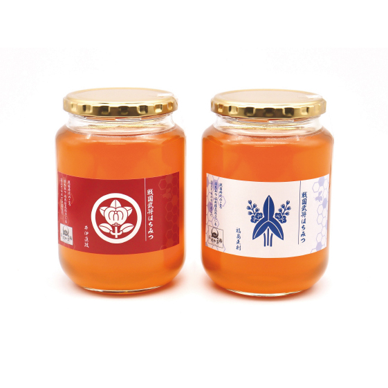 国産 生産直送 春日養蜂場のはちみつ1kg2本セット（武将シリーズ井伊・福島）_イメージ2