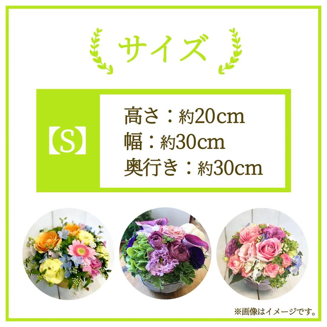 【 3ヶ月 定期便 】季節 の フラワーアレンジメント ＜ S ＞ 花 お花 季節の花 生花 記念日 誕生日 自宅用 インテリア 部屋飾り 装飾 贈答 ギフトプレゼント おしゃれ 茨城県 城里町 (B