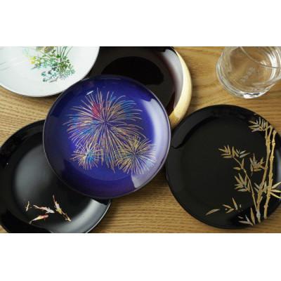 ふるさと納税 高野町 和柄蒔絵 丸小皿 6枚セット |  | 01