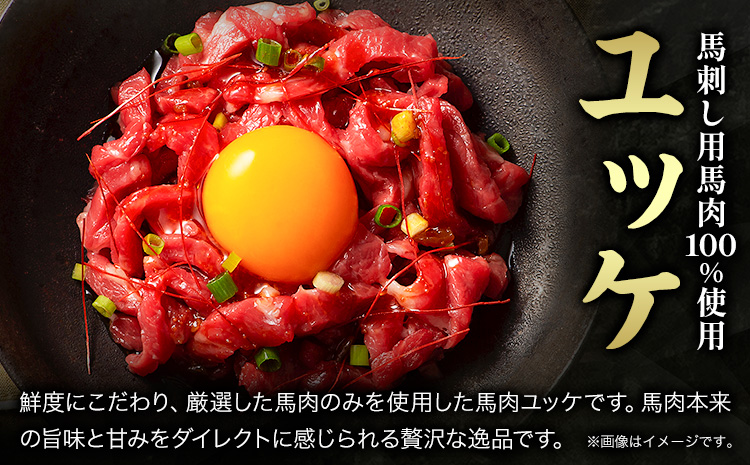 馬肉 ふじ 馬刺し ユッケ 300g 50g × 6個 道の駅竜北《60日以内に出荷予定(土日祝除く)》 熊本県 氷川町 肉 馬肉 ユッケ ふじ馬刺し---sh_fyefjyk_24_60d_2250
