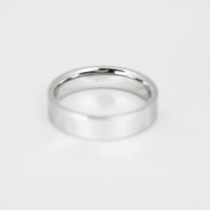 純チタン平打リング(幅2.5mm)14号【1643724】