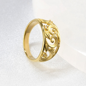  24金 リング 指輪 k24 ダイヤモンド 純金 ハワイアンジュエリー 幅広 太め ゴールド 透かし 婚約指輪 エンゲージリング 人気 山梨県 昭和町 送料無料 管理番号230922100k24m 