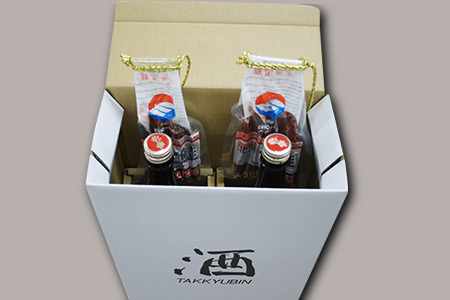 北の勝鳳凰1.8L×2本、鮭とば80g×2個 C-35010