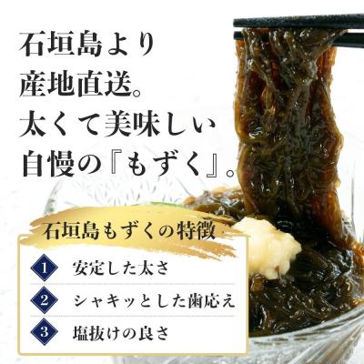 ふるさと納税 石垣市 【石垣島産もずく定期便6回】2か月に1回『500g×6パック』を計6回お届けします! |  | 01