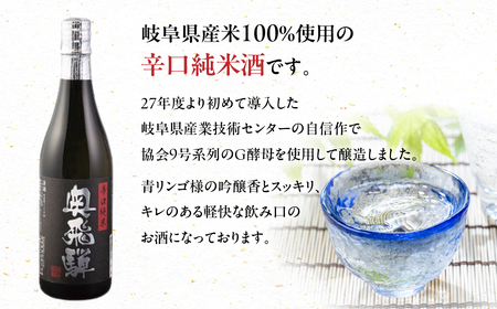 奥飛騨 おすすめ3本セット（特別本醸造・特別純米・辛口純米　各720ml）【16-4】