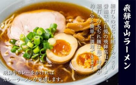 飛騨牛カレー（160ｇ×10袋）と飛騨高山ラーメン（2食入×5袋で10食）  加工品 加工食品    カレーラーメン   ふるさと清見 飛騨高山  TR3989