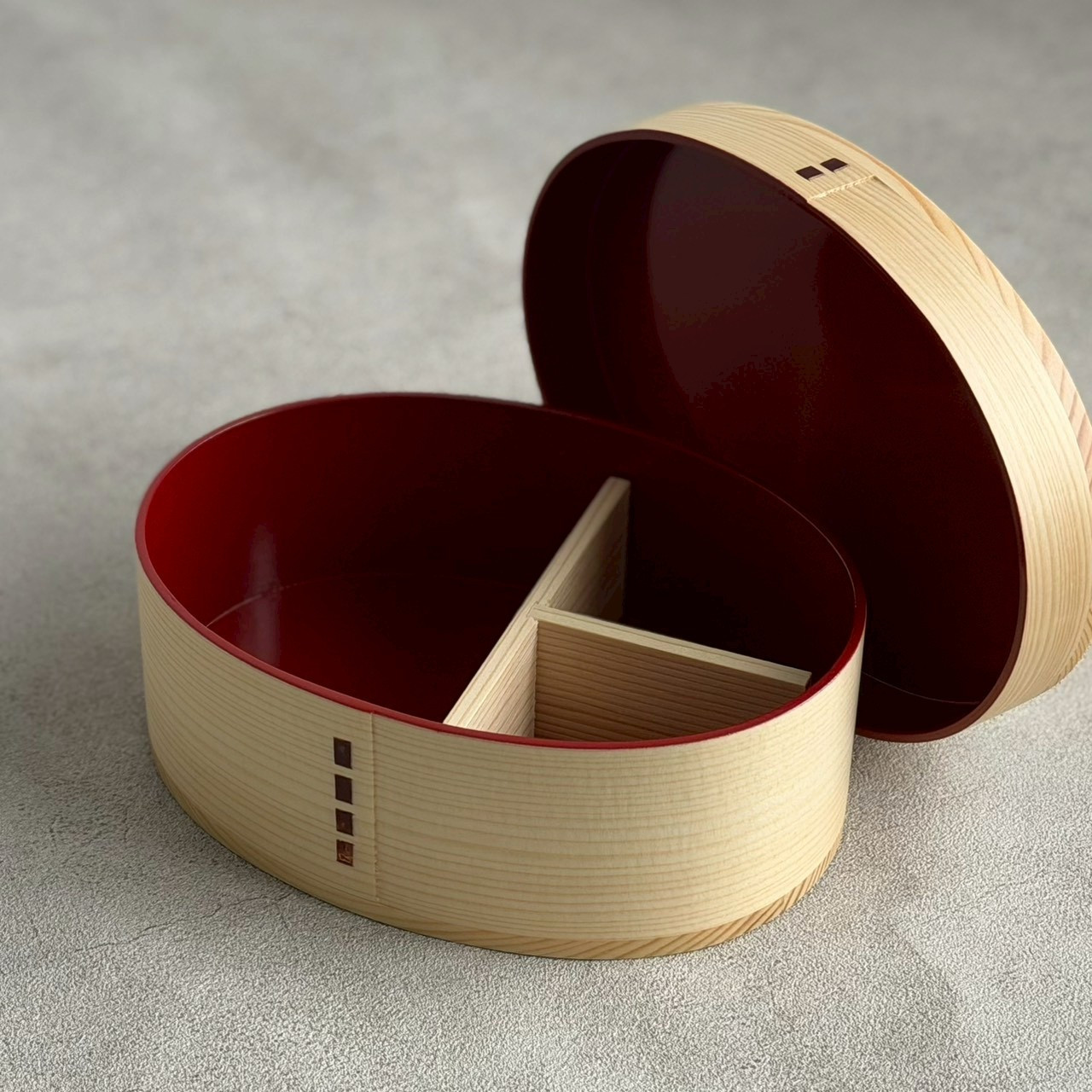 日々 hibi 曲げわっぱ 弁当箱 内朱［YS160］