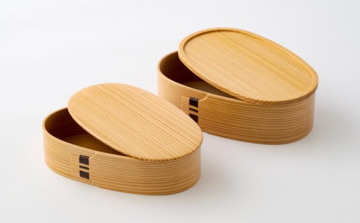 310P6003 【大館曲げわっぱ】レディース入子弁当 【配送日指定不可】